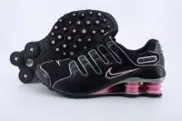 baskets nike shox promos nz taille 36-40 -noir-rose-rouge01